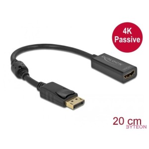 DeLOCK 63559 DisplayPort kábel 0,2 M HDMI Fekete