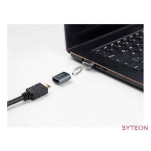 DeLOCK 66684 video átalakító kábel 0,032 M HDMI A-típus (Standard) Szürke