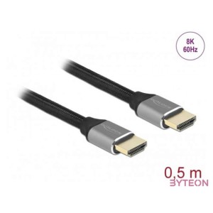 DeLOCK 83994 HDMI kábel 0,5 M HDMI A-típus (Standard) Szürke