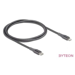 DeLOCK 86631 USB kábel 1 M USB 2.0 USB A Lightning Szürke