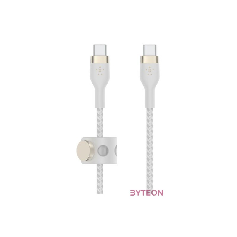 Belkin BOOSTCHARGE PRO Flex USB kábel 1 M USB 2.0 USB C Fehér