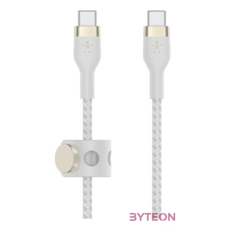 Belkin BOOSTCHARGE PRO Flex USB kábel 1 M USB 2.0 USB C Fehér