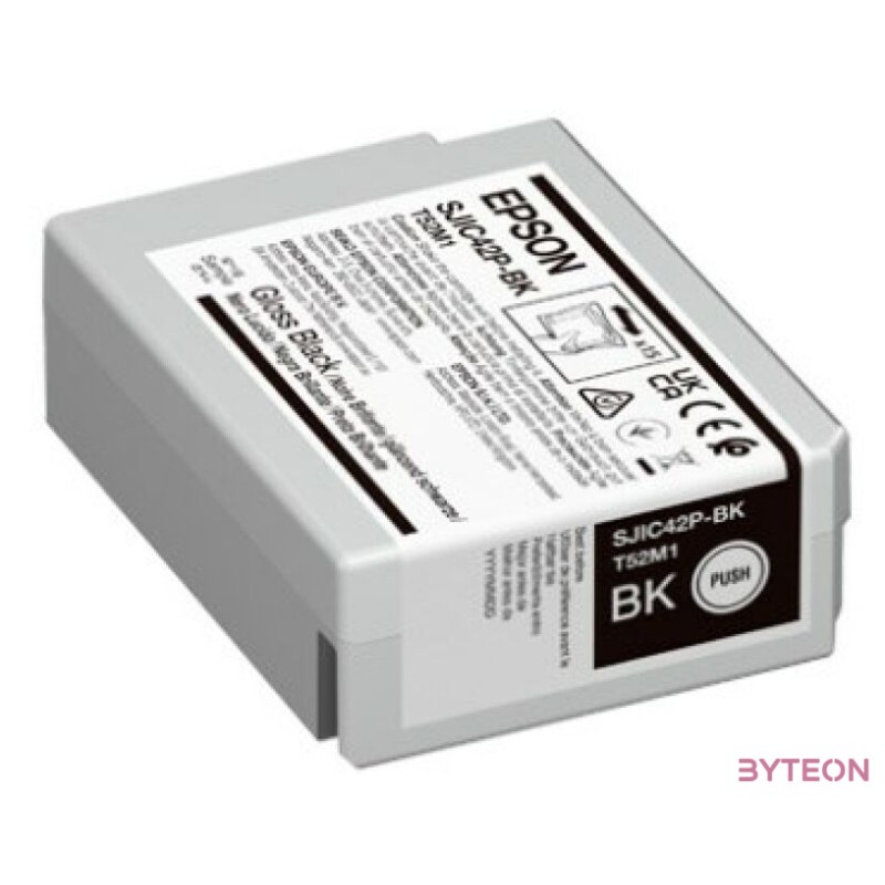 Epson SJIC42P-BK tintapatron 1 dB Eredeti Fekete