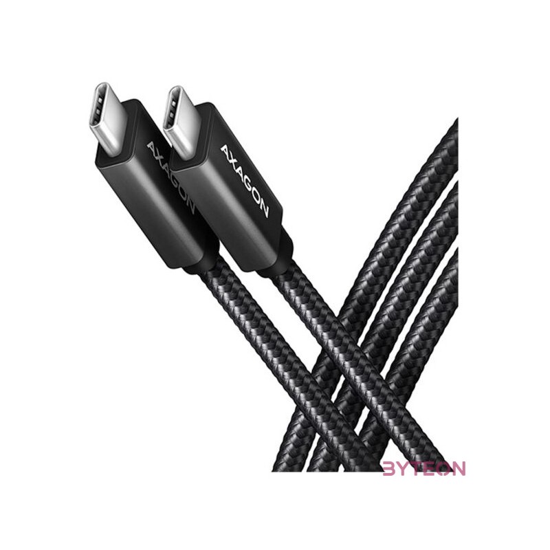 Axagon BUCM32-CM10AB USB kábel 1 M USB 3.2 Gen 2 (3.1 Gen 2) USB C Fekete