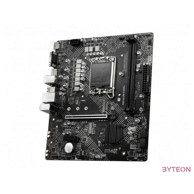 MSI PRO H610M-G DDR4 alaplap Intel H610 LGA 1700 Micro ATX