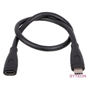 Akyga AK-USB-32 USB kábel 0,3 M USB 3.2 Gen 2 (3.1 Gen 2) USB C Fekete