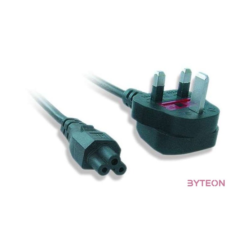 Gembird PC-187-ML12 tápkábel Fekete 1,8 M BS 1363 C5 csatlakozó