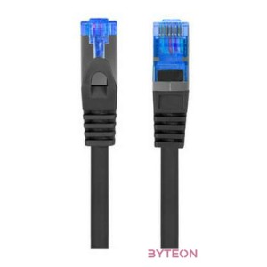 Lanberg PCF6A-10CC-0500-BK hálózati kábel Fekete 5 M Cat6a S,FTP (S-STP)