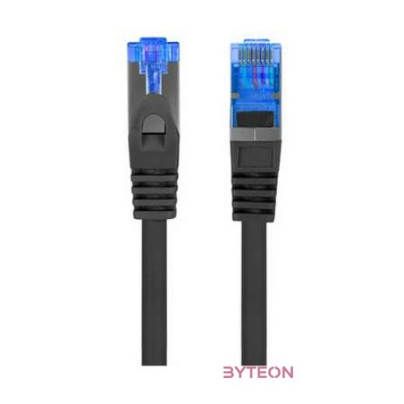 Lanberg PCF6A-10CC-0500-BK hálózati kábel Fekete 5 M Cat6a S,FTP (S-STP)