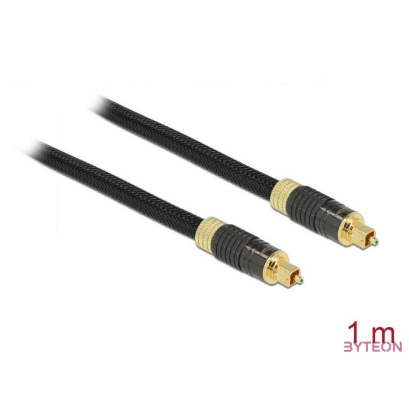 DeLOCK 86592 száloptikás kábel 1 M TOSLINK Antracit