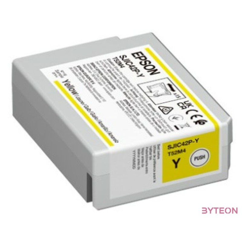 Epson SJIC42P-Y tintapatron 1 dB Eredeti Sárga
