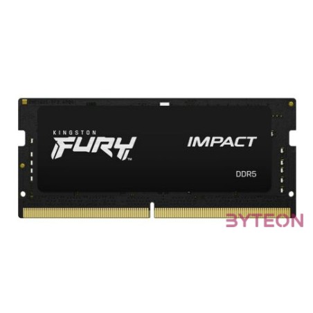 Kingston Technology FURY Impact memóriamodul 32 GB 1 x 32 GB DDR5 4800 Mhz