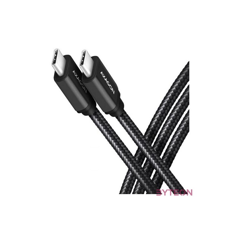 Axagon BUCM3-CM20AB USB kábel 2 M USB 3.2 Gen 1 (3.1 Gen 1) USB C Fekete