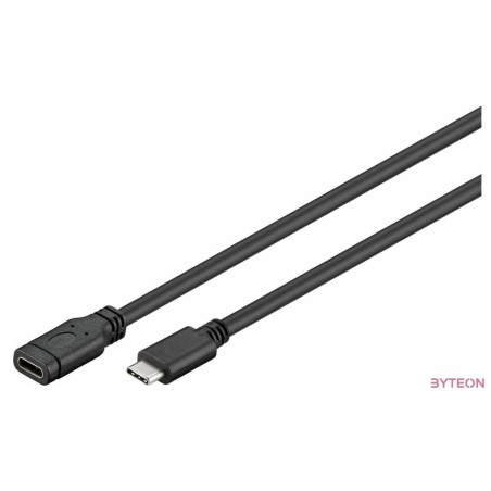 Goobay 45393 USB kábel 1 M USB 3.2 Gen 1 (3.1 Gen 1) USB C Fekete
