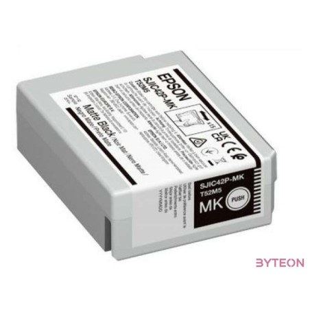 Epson SJIC42P-MK tintapatron 1 dB Kompatibilis Matt fekete