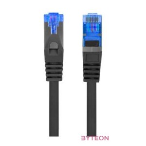 Lanberg PCF6A-10CC-0500-BK hálózati kábel Fekete 5 M Cat6a S,FTP (S-STP)