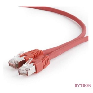 Cablexpert PP6A-LSZHCU-R-5M hálózati kábel Vörös Cat6a S,FTP (S-STP)