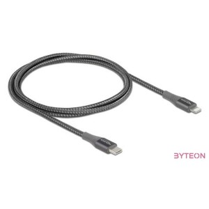 DeLOCK 86631 USB kábel 1 M USB 2.0 USB A Lightning Szürke