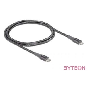 DeLOCK 86631 USB kábel 1 M USB 2.0 USB A Lightning Szürke