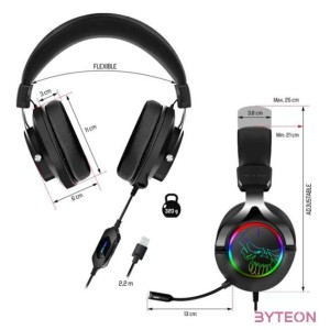 Spirit Of Gamer Xpert H600 (Jack, 7.1) - Fekete