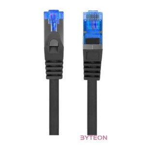 Lanberg PCF6A-10CC-1500-BK hálózati kábel Fekete 15 M Cat6a S,FTP (S-STP)