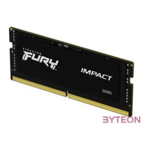 Kingston Technology FURY Impact memóriamodul 8 GB 1 x 8 GB DDR5 4800 Mhz