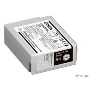 Epson SJIC42P-BK tintapatron 1 dB Eredeti Fekete