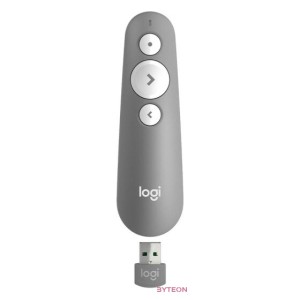 Logitech R500 Laser Presentation Remote vezeték nélküli bemutatóeszköz Bluetooth,RF Szürke