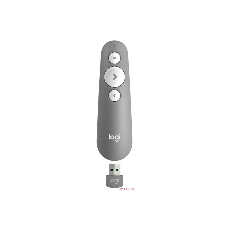 Logitech R500 Laser Presentation Remote vezeték nélküli bemutatóeszköz Bluetooth,RF Szürke