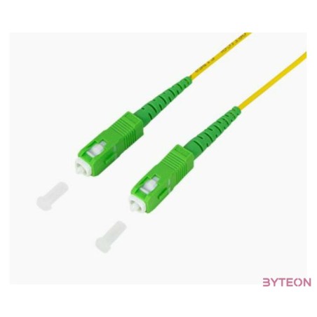 LogiLink FPSSC10 száloptikás kábel 10 M SC,APC OS2 Sárga