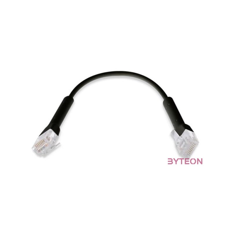 Ubiquiti Networks UC-Patch-0.3M-RJ45-BK hálózati kábel Fekete 0,3 M Cat6