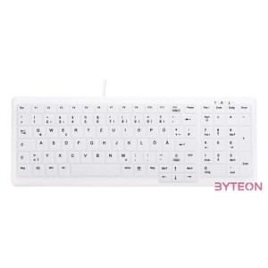 CHERRY AK-C7000 billentyűzet USB QWERTZ Német Fehér