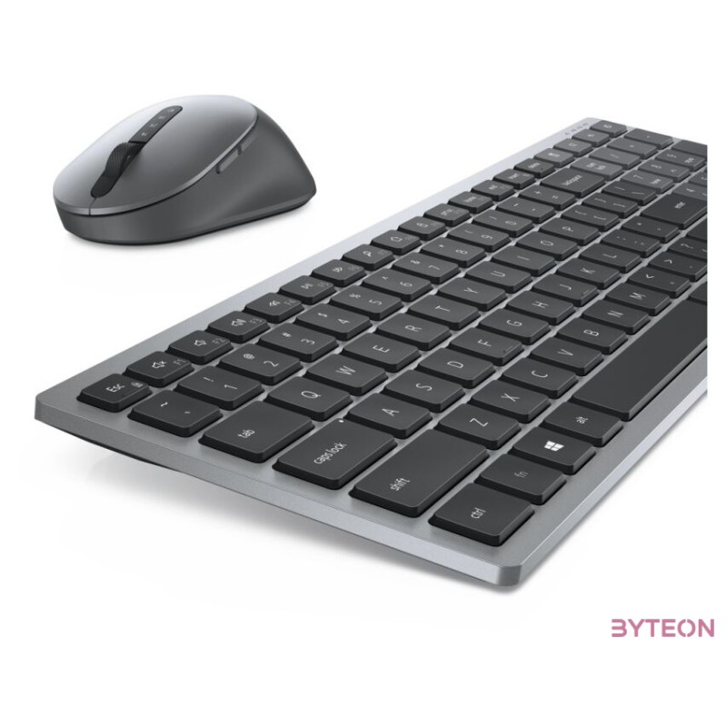 DELL KM7120W billentyűzet RF vezeték nélküli  Bluetooth QWERTZ Magyar Szürke, Titán