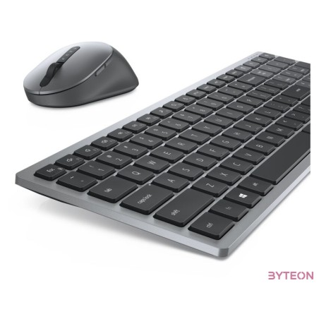 DELL KM7120W billentyűzet RF vezeték nélküli  Bluetooth QWERTZ Magyar Szürke, Titán
