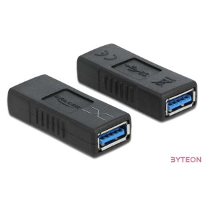 DeLOCK 66641 csatlakozó átlakító USB 3.0 Type-A Fekete