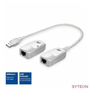 ACT AC6060 csatlakozó átlakító USB A RJ-45 Fehér