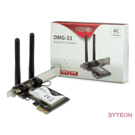 Inter-Tech DMG-33 Belső WLAN 1300 Mbit,s