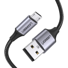 UGREEN US290 mikro USB kábel, 3m (fekete)