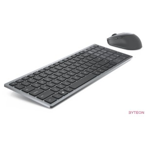 DELL KM7120W billentyűzet RF vezeték nélküli  Bluetooth QWERTZ Magyar Szürke, Titán