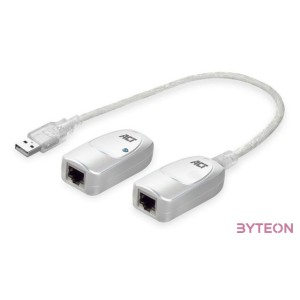 ACT AC6060 csatlakozó átlakító USB A RJ-45 Fehér