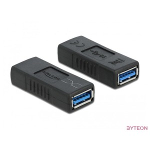 DeLOCK 66641 csatlakozó átlakító USB 3.0 Type-A Fekete