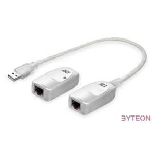 ACT AC6060 csatlakozó átlakító USB A RJ-45 Fehér