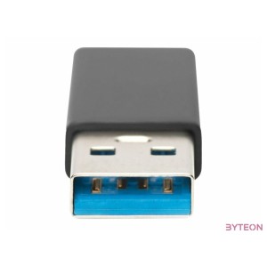 ASSMANN Electronic AK-300524-000-S csatlakozó átlakító USB A USB-C Fekete