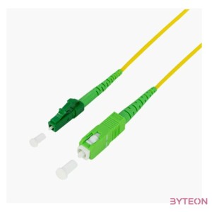 LogiLink FPSLS02 száloptikás kábel 2 M SC,APC LC,APC OS2 Sárga