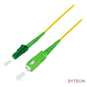 LogiLink FPSLS02 száloptikás kábel 2 M SC,APC LC,APC OS2 Sárga