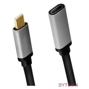 LogiLink CUA0105 USB kábel 0,5 M USB 3.2 Gen 2 (3.1 Gen 2) USB C Fekete, Szürke