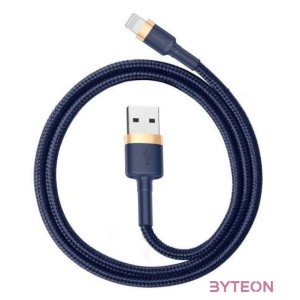 Baseus CALKLF-CV3 Lightning kábel 2 M Kék, Arany