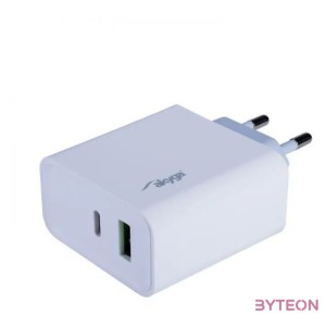 Akyga AK-CH-14 mobiltelefon töltő Fehér Automatikus