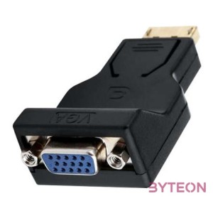 i-tec DP2VGAADA csatlakozó átlakító DisplayPort VGA Fekete