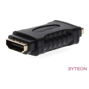 Nedis CVGB34900BK csatlakozó átlakító HDMI Type A (Standard) HDMI A-típus (Standard) Fekete, Arany